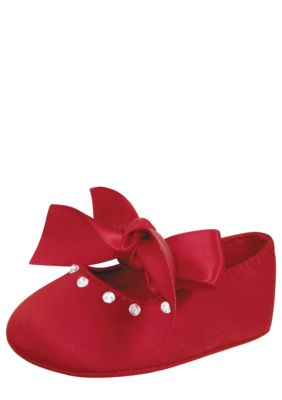 Nursery Rhyme Red Skimmer with Sheer Tie