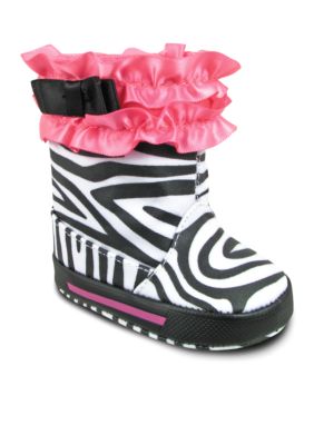 Nursery Rhyme Zebra Fashion Boot
