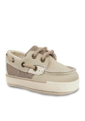 Nursery Rhyme Leather Deck Lace-Up Boat Shoe
