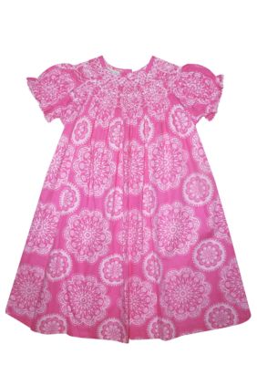 Marmellata Spiral Smock Dress Toddler Girls
