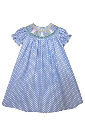 Marmellata Bunny Smock Dress Toddler Girls