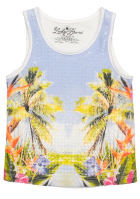 Lucky Brand Sequin Beach Tank Toddler Girls