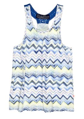 Lucky Brand Zig Zag Print Knit Top Toddler Girls