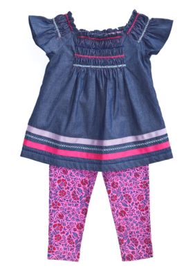 Lucky Brand Ganges River Tunic Set Toddler Girls
