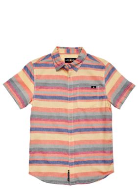 Lucky Brand Coba Striped Woven Shirt Toddler Boys