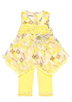 Little Lass Hanky Hem Legging Set