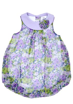Baby Essentials Flower Bubble Romper