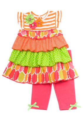 Rare Editions Multi-colored Capri Set