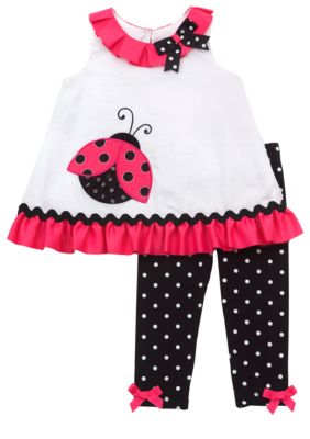 Rare Editions Ladybug Legging Set