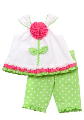 Rare Editions Flower Dot Capri Set