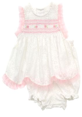 Rare Editions Smocked Popover