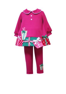 Rare Editions Present Motif Legging Set - Infant