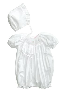 Petit Ami Smocked Bubble Romper