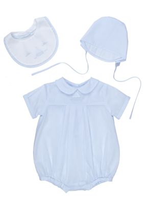 Petit Ami Sailboat Creeper With Bib And Hat