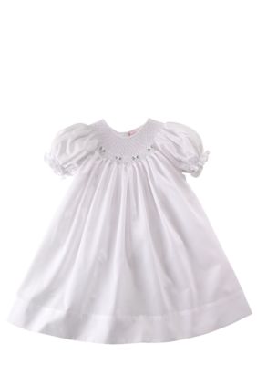 Petit Ami Smocked Day Gown - Newborn