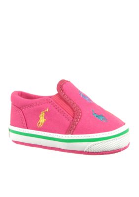 Ralph Lauren Childrenswear Bal Harbour Repeat Pink Shoes - Online Only