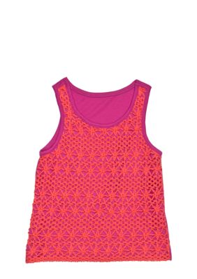 Jessica Simpson Crochet Tank Toddler Girls