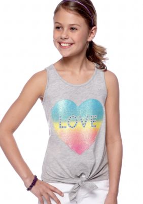 Jessica Simpson Ombre Heart Tee Toddler Girls