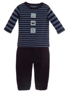 Kitestrings Stripe Knit Top & Pant Set
