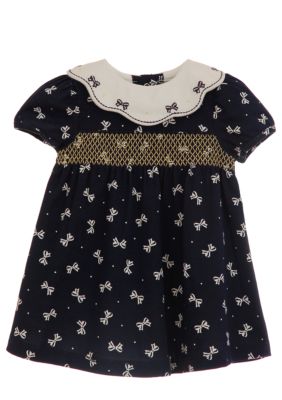 Hartstrings Scallop Collar Bow Dress
