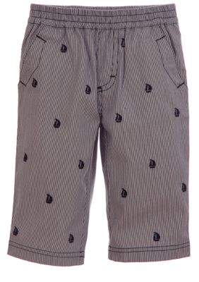 Kitestrings Stripe Embroidered Sailboat Pant