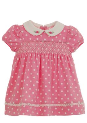 Hartstrings Pink Dress And Diaper Cover