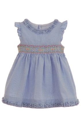 Hartstrings Seersucker Dress And Diaper Cover