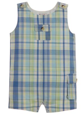 Kitestrings Plaid Woven One-piece