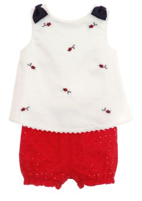 Hartstrings Lady Bug Bloomer Set