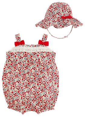 Hartstrings Bubble Romper and Hat