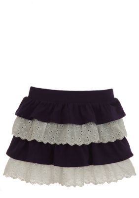 Hartstrings Tiered Eyelet Skort Toddler Girls