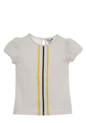 Hartstrings Ribbon Trim Tee Toddler Girls