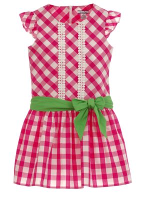 Hartstrings Gingham Dress Toddler Girls
