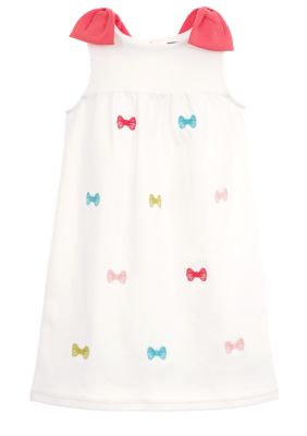 Hartstrings Bow Ponte Dress Toddler Girls