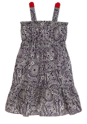 Hartstrings Floral Paisley Print Dress Toddler Girls