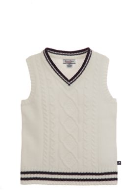Kitestrings Cable Sweater Vest Toddler Boys