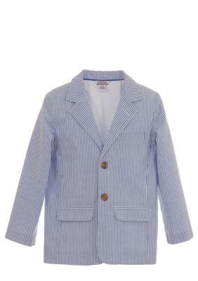 Kitestrings Seersucker Blazer Toddler Boys