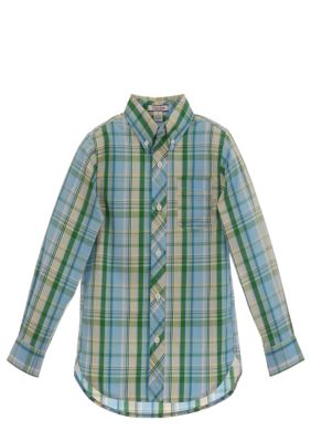 Kitestrings Plaid Woven Shirt Toddler Boys