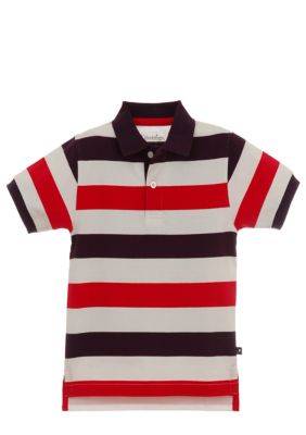 Kitestrings Striped Polo Toddler Boys