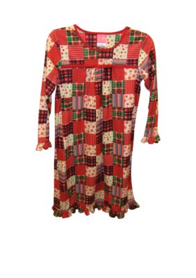 J Khaki&trade; Holiday Patchwork Gown - Girls 4-16