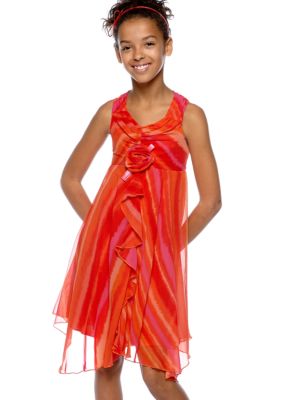 Bloome Tiedye Asymmetric Hem Dress Girls 7-16