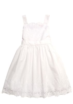 Bloome Eyelet Occasion Dress Girls 7-16 - Online Only