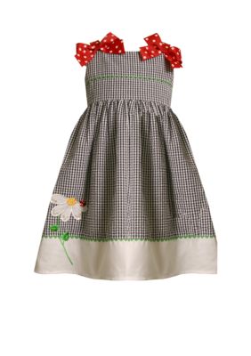 Bonnie Jean&reg; Ladybug Gingham Dress - Girls 4-6x