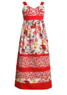 Bonnie Jean Paisley Maxi Dress Girls 7-16