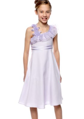 Bonnie Jean Linen Dress Girls 7-16