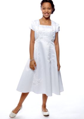 Bonnie Jean Beaded Jacket Dress Girls 7-16