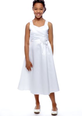 Bonnie Jean Crossover Bodice Dress Girls 7-16