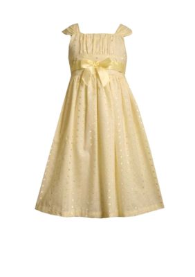 Bonnie Jean&reg; Yellow Eyelet Emma Dress - Girls 7-16 Plus