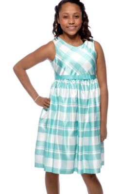 Bonnie Jean Plaid Dress Girls Plus