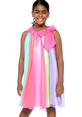 Bonnie Jean Pieced Chiffon Float Dress Girls Plus